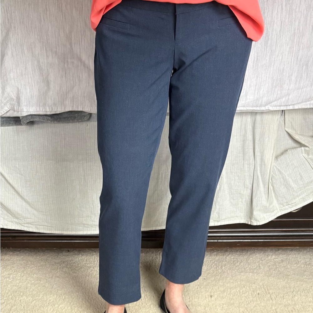 Blue dress pants, perfect for work
